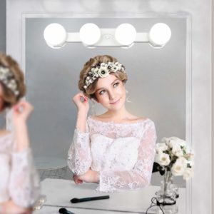 makeup vanity table set with lights