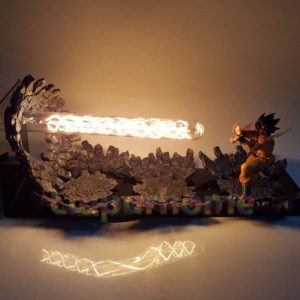 dragon ball z goku lamp