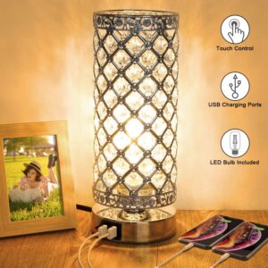 Crystal Touch Control Table Lamp