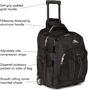 High Sierra XBT-Business Rolling Backpack