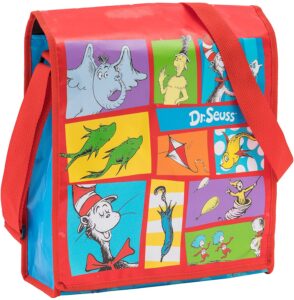 Vandor Dr. Seuss Recycled Messenger Tote