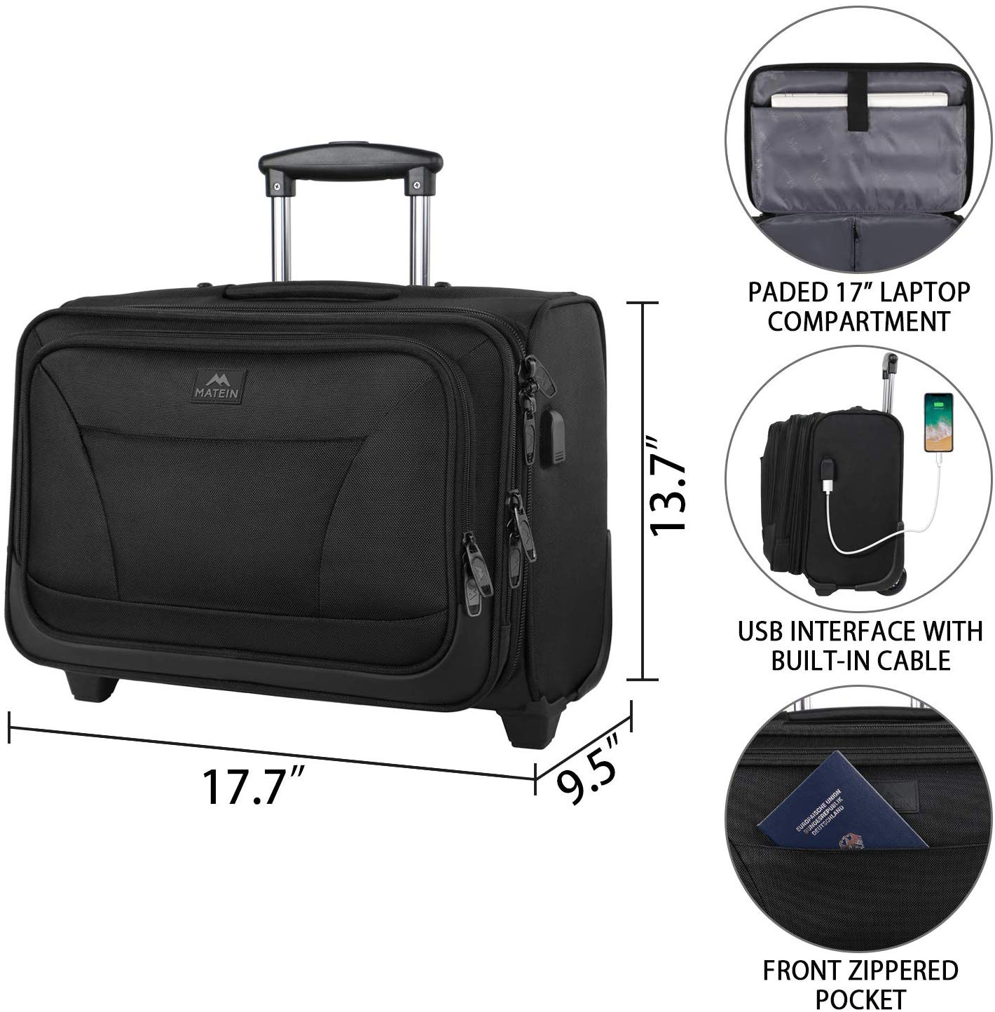 roller bags for laptops