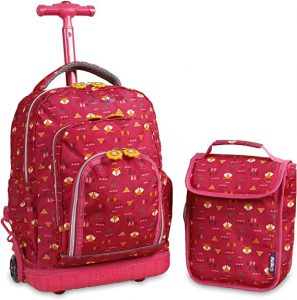 J World Lollipop Kids Rolling Backpack