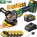 POPOMAN 20V MAX Brushless Angle Grinder