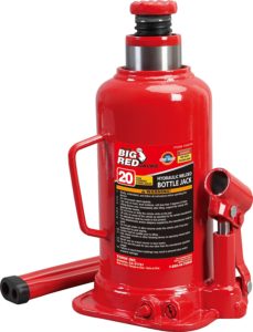 big red 20 ton stubby bottle jack