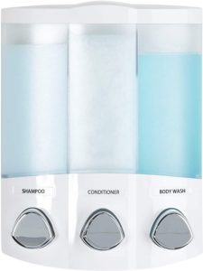 Better Living Euro Series TRIO 3-Chamber Shower Soap Dispenser