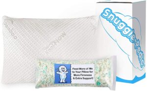 snuggle pedic shredded memory foam pillow