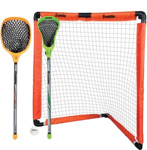 Franklin Sports Youth Lacrosse Goal and Stick Set