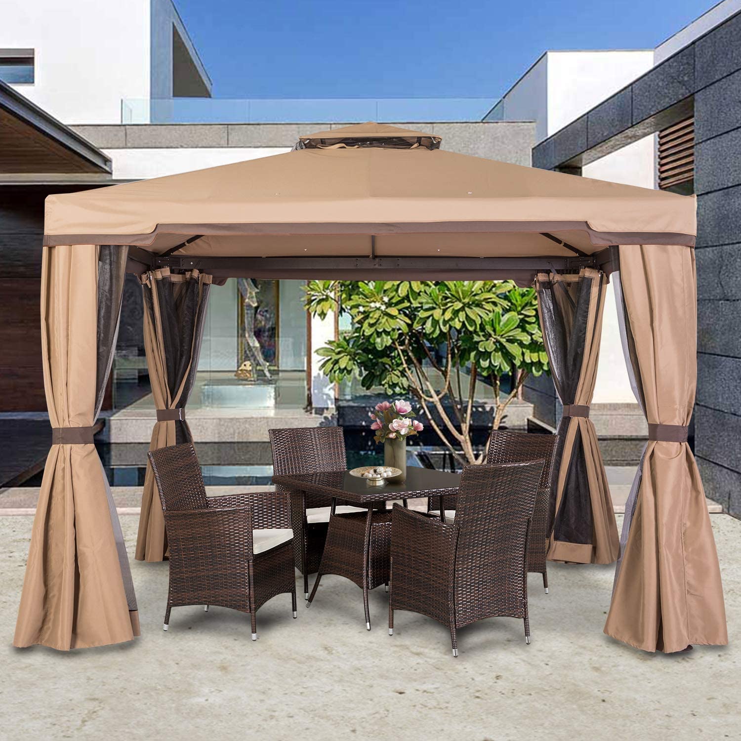 Top 10 Best Gazebo for High Winds Reviews - Brand Review