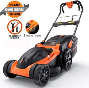 TACKLIFE Electric Lawn Mower