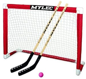 mylec deluxe hockey goal set