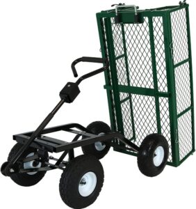 sunnydaze rolling garden cart