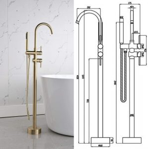 moen freestanding tub faucet