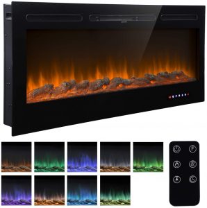 Homedex 50 Recessed Electric Fireplace