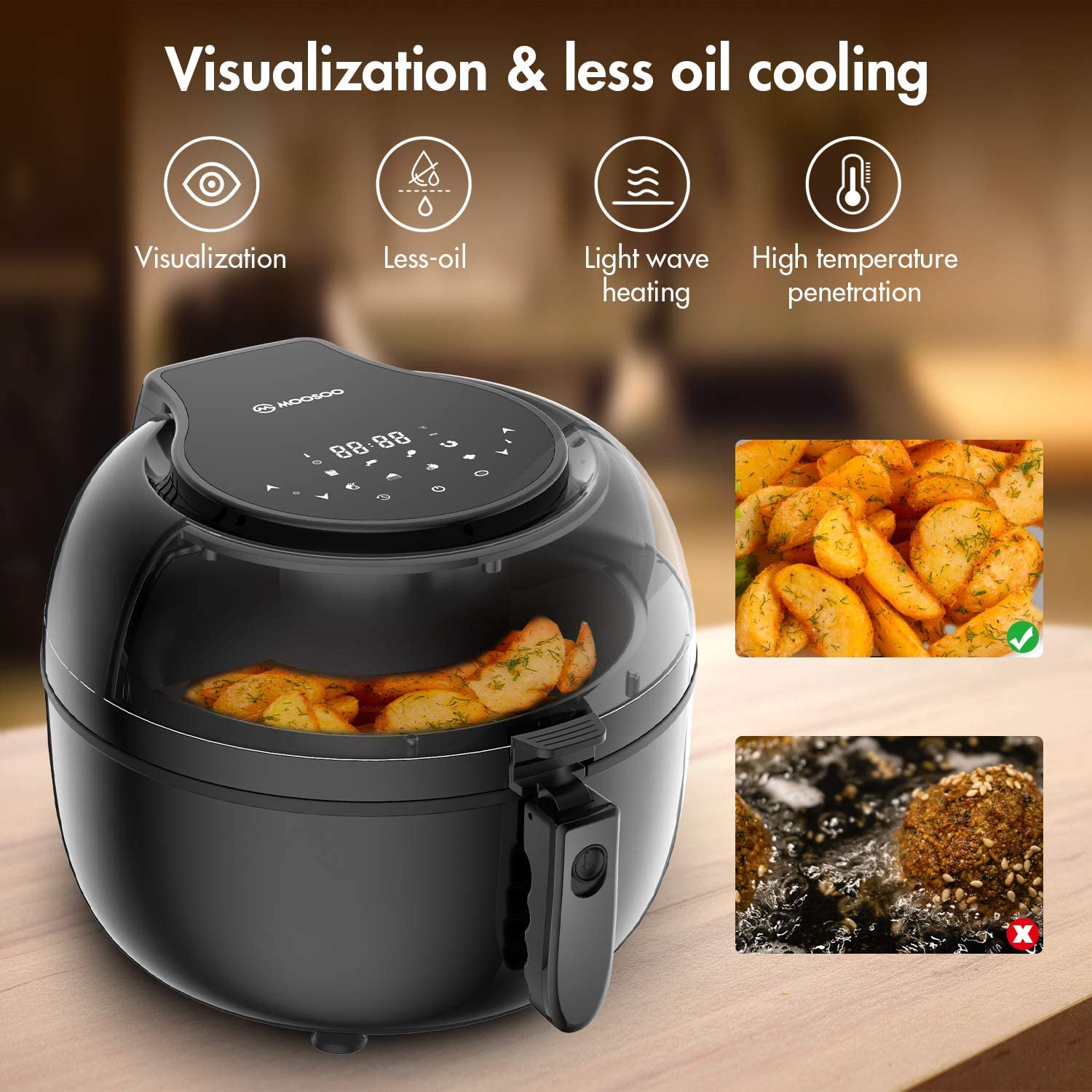 Top 10 Best Oil Less Air Fryer Reviews - Brand Review