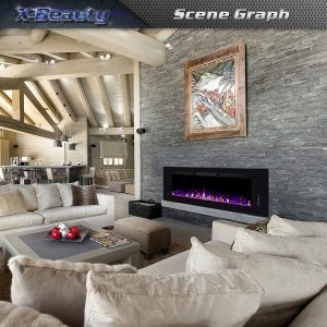 xbeauty 36’’ electric fireplace