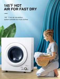 AICOOK 1400W Compact Laundry Dryer