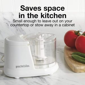 Proctor Silex Durable Mini 1.5 Cup Food Processor