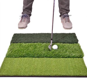 GoSports Tri-Turf XL Golf Practice Hitting Mat