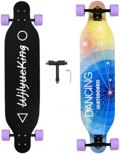 WjlyueKing 41 Inch Longboard Skateboard